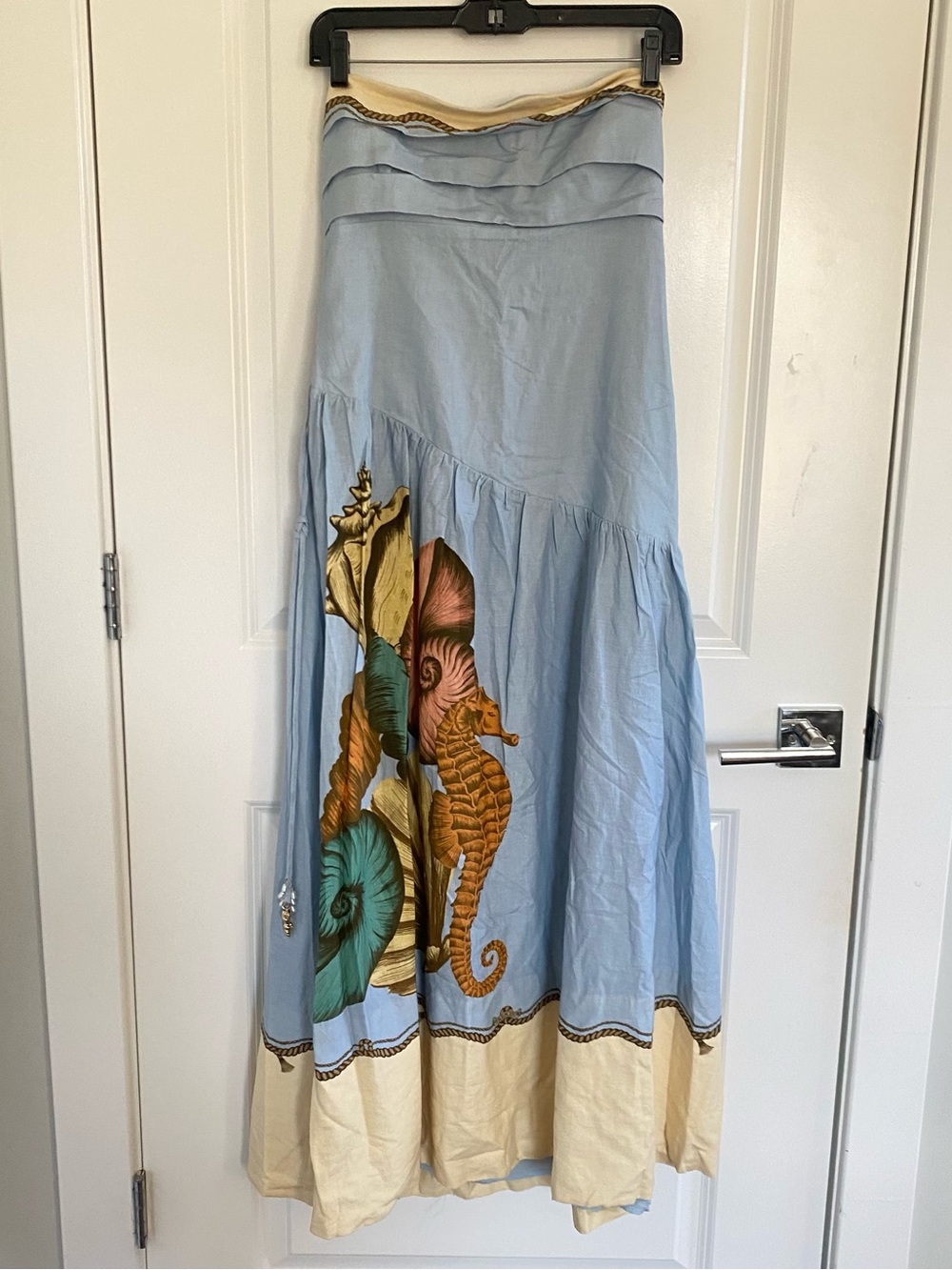 Anthropologie Farm Rio Souvenir Strapless Midi Dress Sz L NWT - Picture 4 of 9